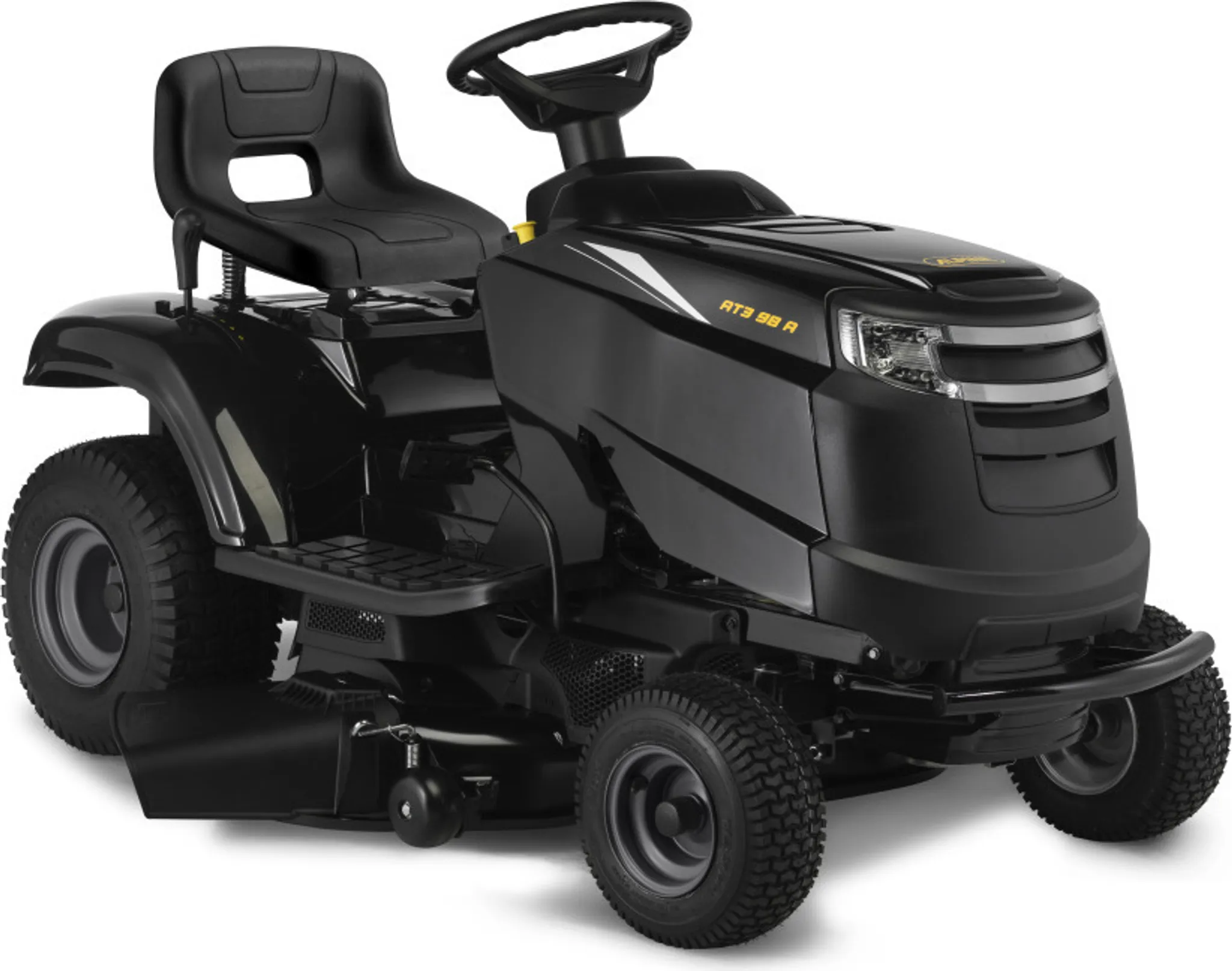 ALPINA Rasentraktor AT3 98 A, Doppelmesser, 98 cm Schnittbreite, Seitenauswurf