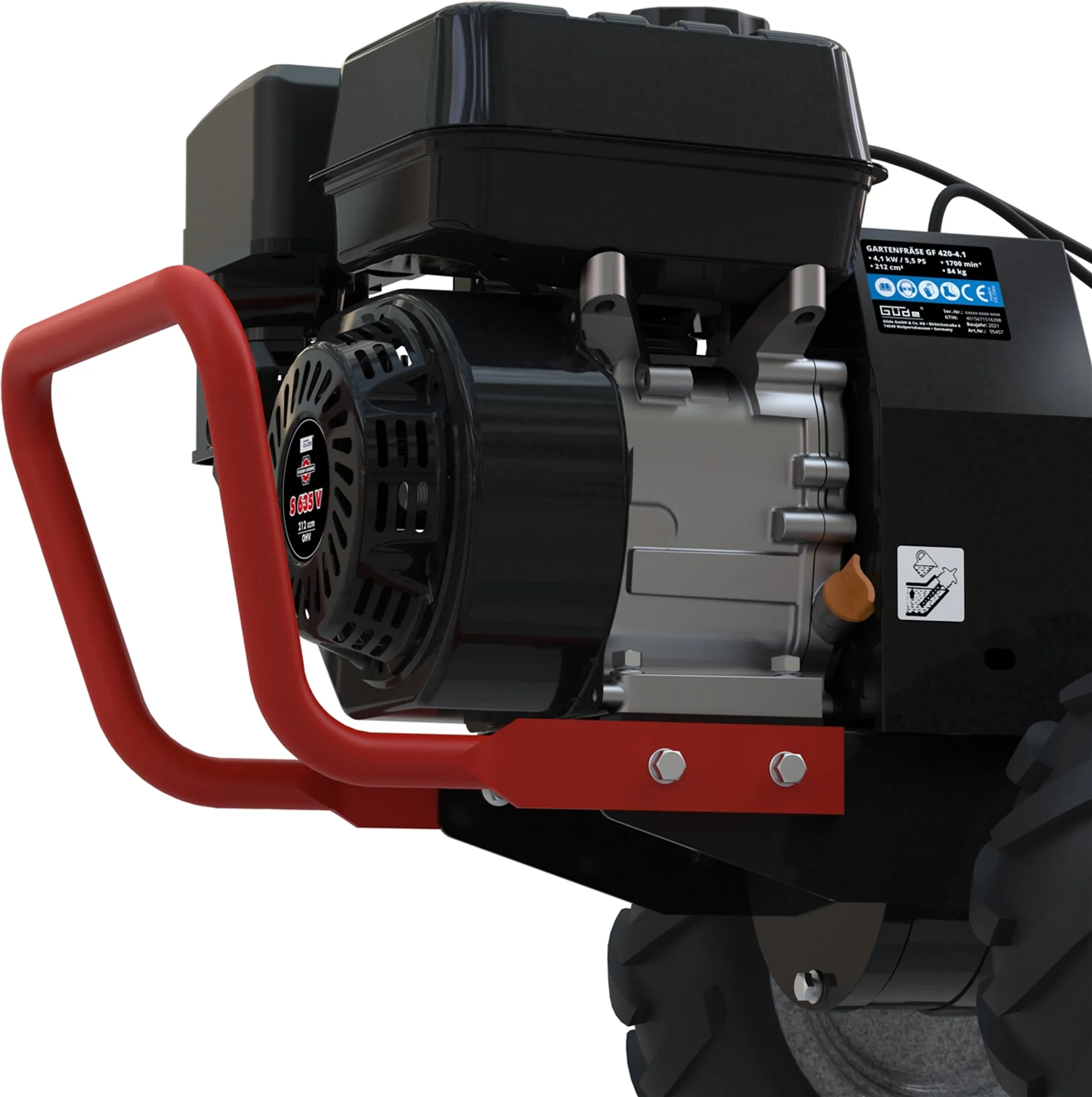 Güde Gartenfräse GF 420-4.1 48 cm Arbeitsbreite – Bild 3