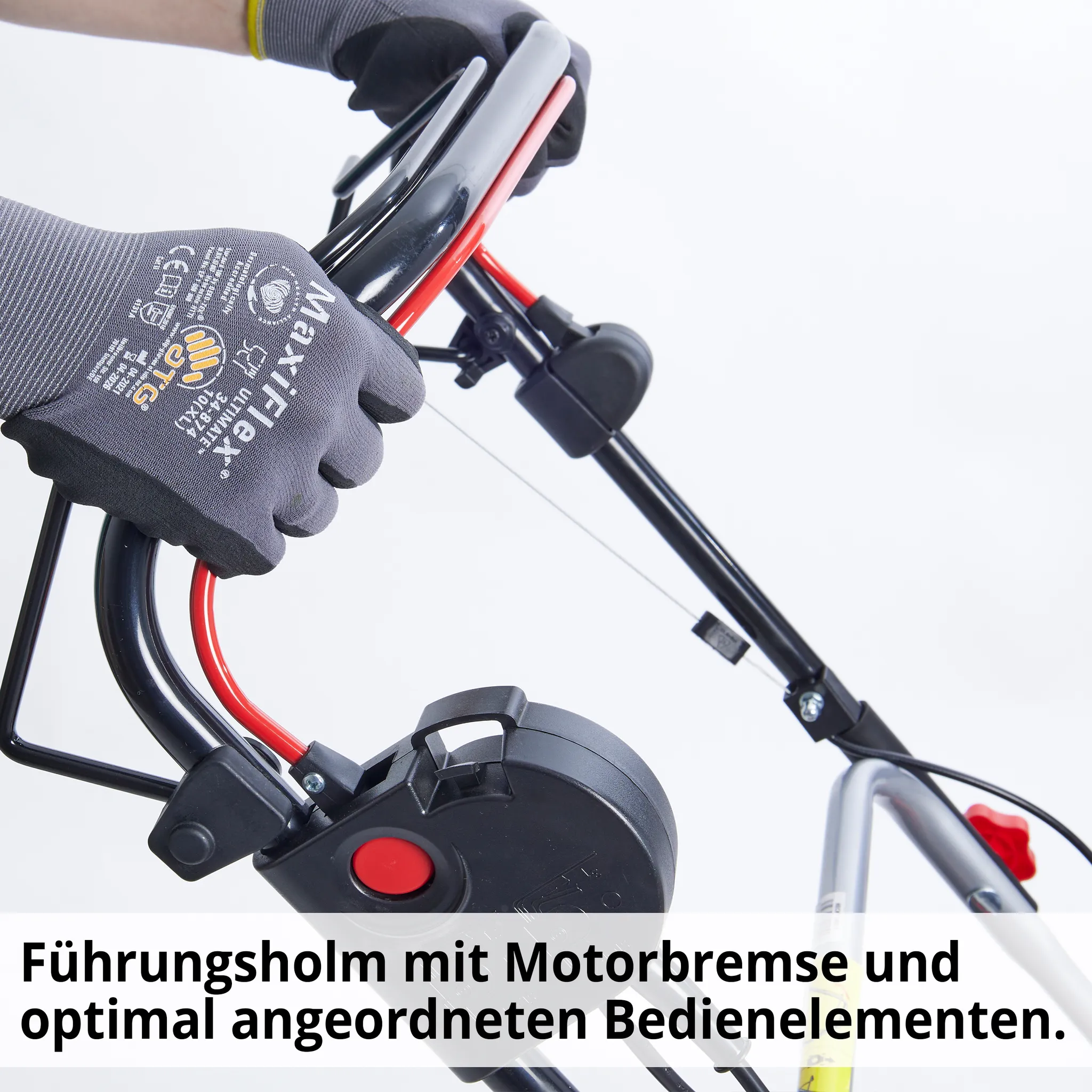 HECHT Rasenmäher Elektro mit Antrieb 1803 S | 5in1 | 46 cm Schnittbreite | 1800 W | 60 L Fangkorb | Mulchkit | Stahlgehäuse – Bild 9