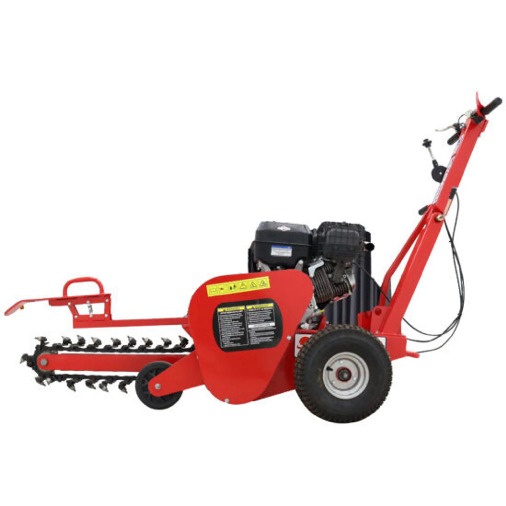 Grabenfräse / Kabelfräse / Schachtfräse mit Benzinmotor (13 PS) (GF170) – Bild 3
