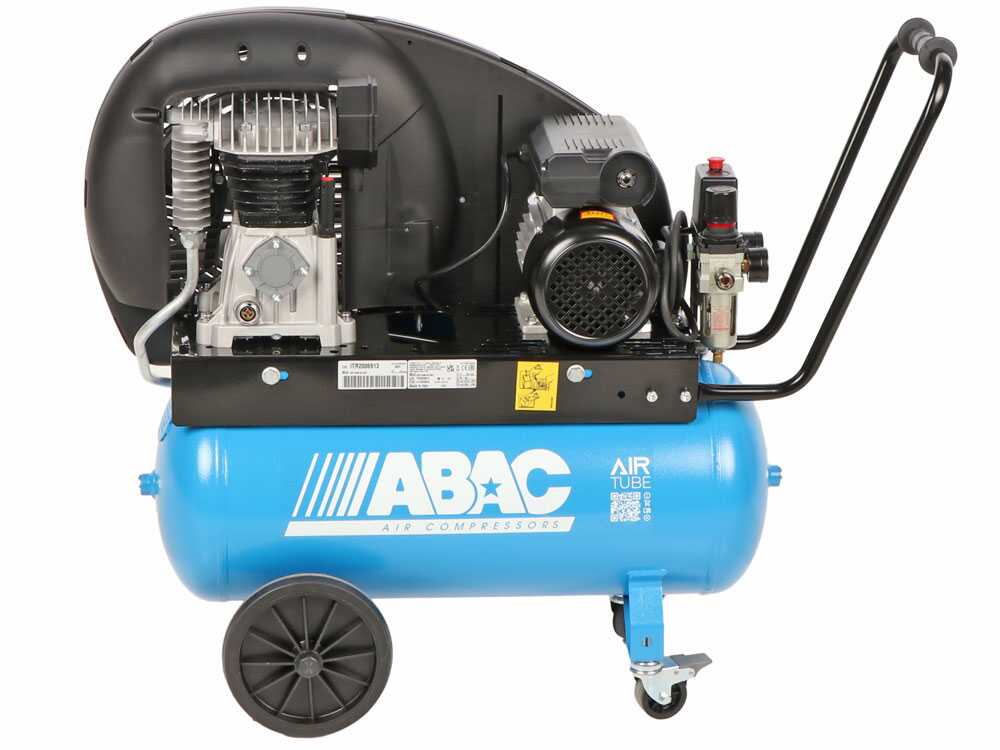 ABAC EXP A29B 50 CM2 - Einphasiger elektrischer Luftkompressor mit Riemenantrieb - Motor 2 PS - 50 lt – Bild 3