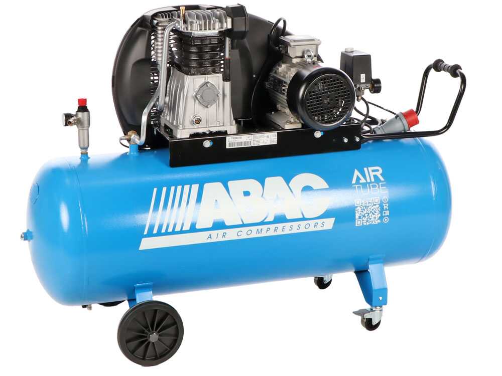 ABAC EXP A39B 200 CT3 – Drehstrombetriebener Elektroluftkompressor mit Riemenantrieb – 3-PS-Motor – 200 Liter – Bild 3