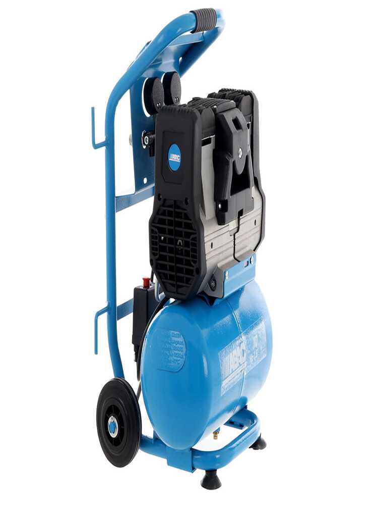 ABAC SILVERSTONE OS15P - Schallgedämpfter, ölfreier, einphasiger elektrischer Luftkompressor - Motor 1,5 PS - 10 l