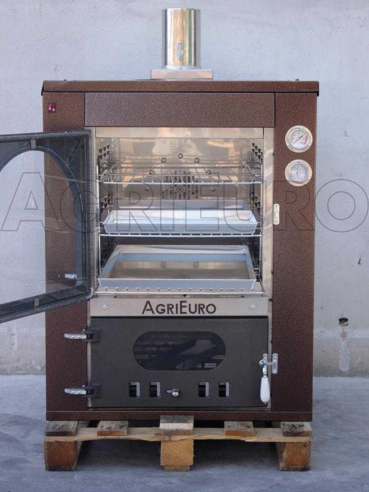 AgriEuro Magnus 80 Deluxe INC - Einbau-Holzbackofen aus Edelstahl - kupferfarben – Bild 4