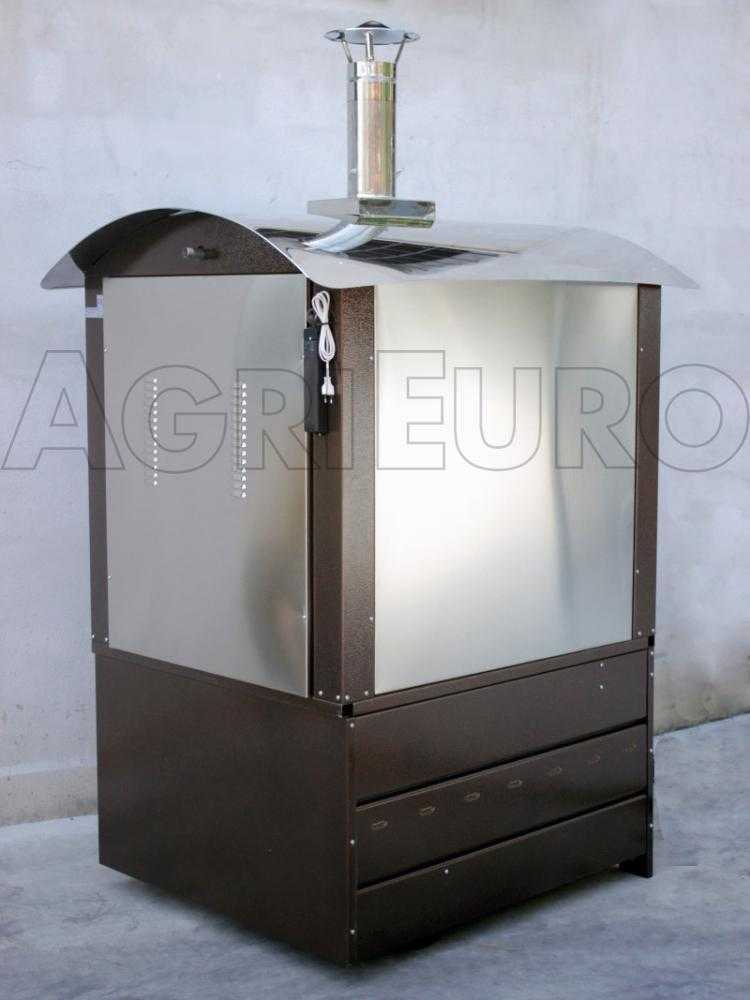 AgriEuro Maximus 100 Deluxe EXT - Edelstahl Holzbackofen für draußen - kupferfarben – Bild 3