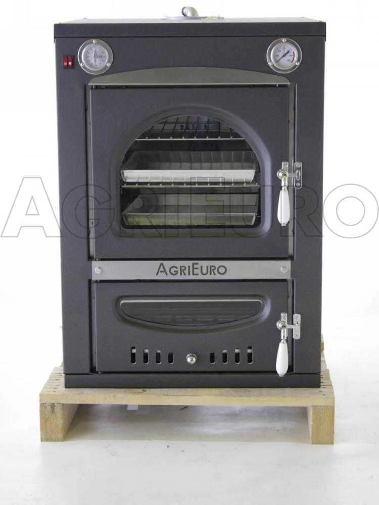 AgriEuro Minimus 50 INC - Einbau-Holzbackofen aus Stahl - Umluftbackofen