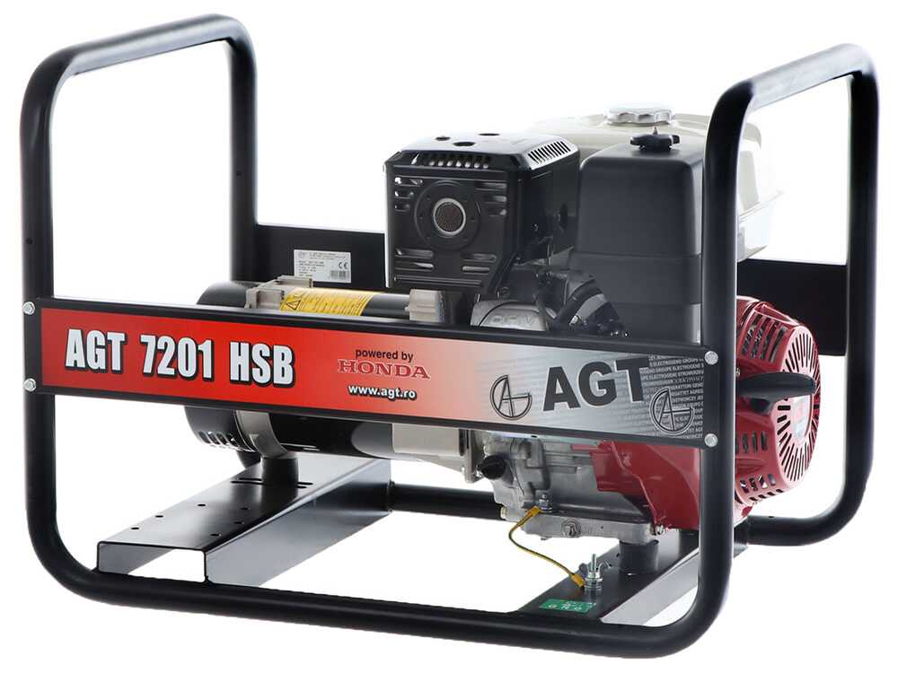 AGT 7201 HSB - Benzin-Stromerzeuger 6.1 kW - Dauerleistung 5.7 kW - 230V – Bild 3