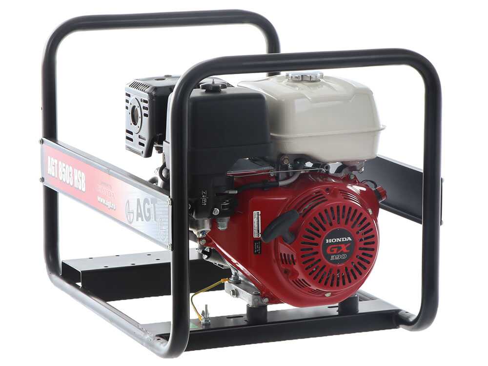 AGT 8503 HSB - Benzin-Stromerzeuger 6.4 kW - Dauerleistung 6 kW - 400V – Bild 3