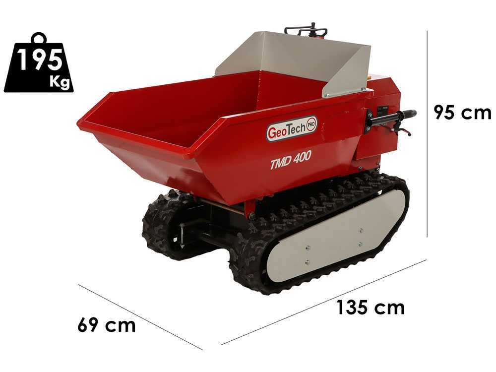 Akku Mini Raupendumper  GeoTech-Pro TMD 400 - Dumper  400Kg