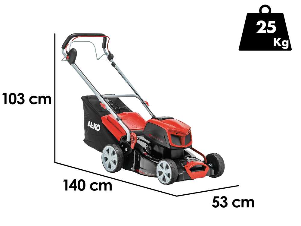 AL-KO Energy Flex 42.9 Li SP - Akku-Rasenmäher mit Radantrieb - Schnittbreite 42 cm - 36V/4,0Ah