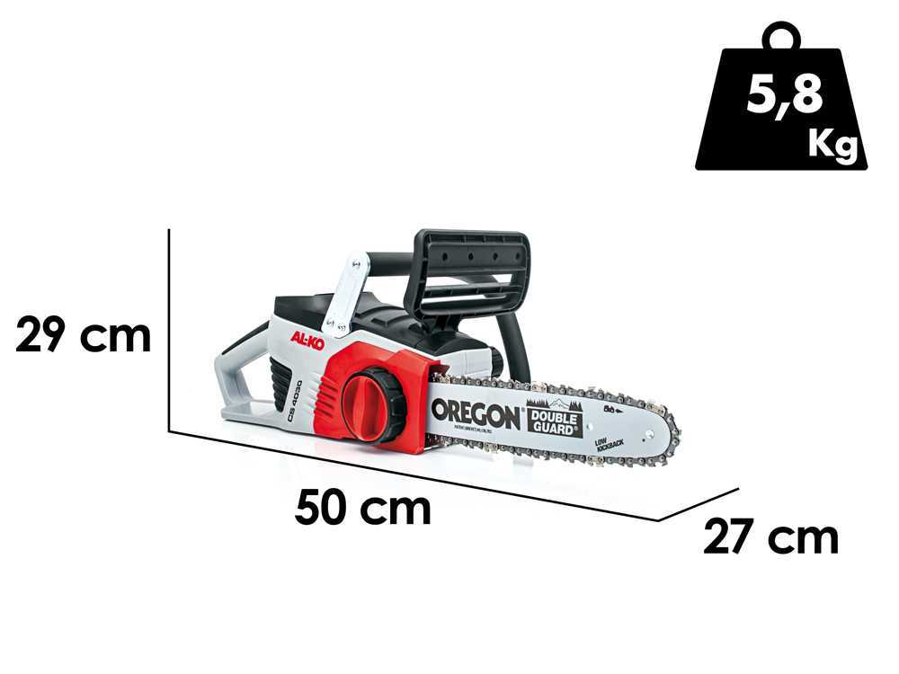 AL-KO Energy Flex CS 4030 - Akku-Motorsäge 36V/5Ah - Schwert 30 cm