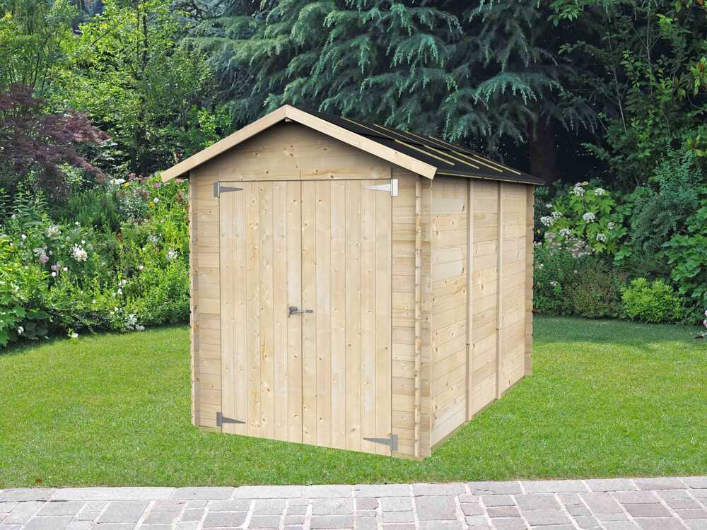 Alce Fiamma 178x273 – Gerätehaus aus Holz – 178x273x226 cm