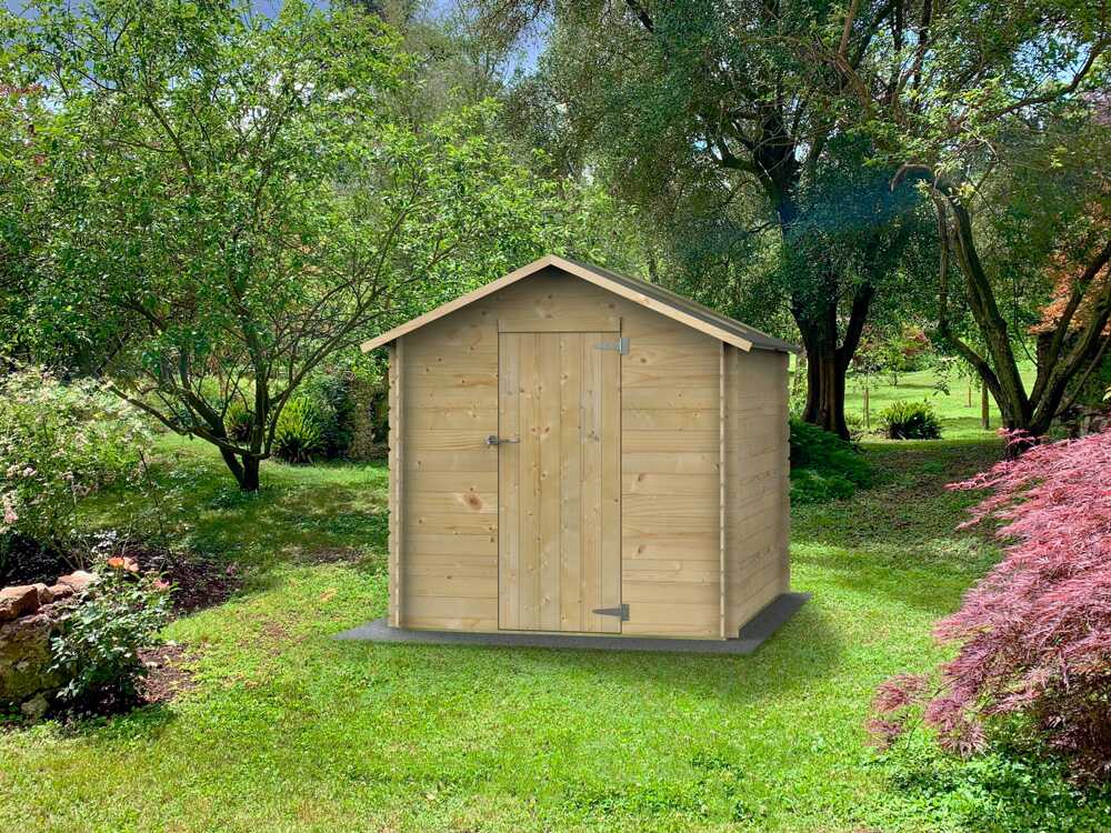 Alce Formia 178×218 – Gerätehaus aus Holz – Satteldach – 178×218×188 cm