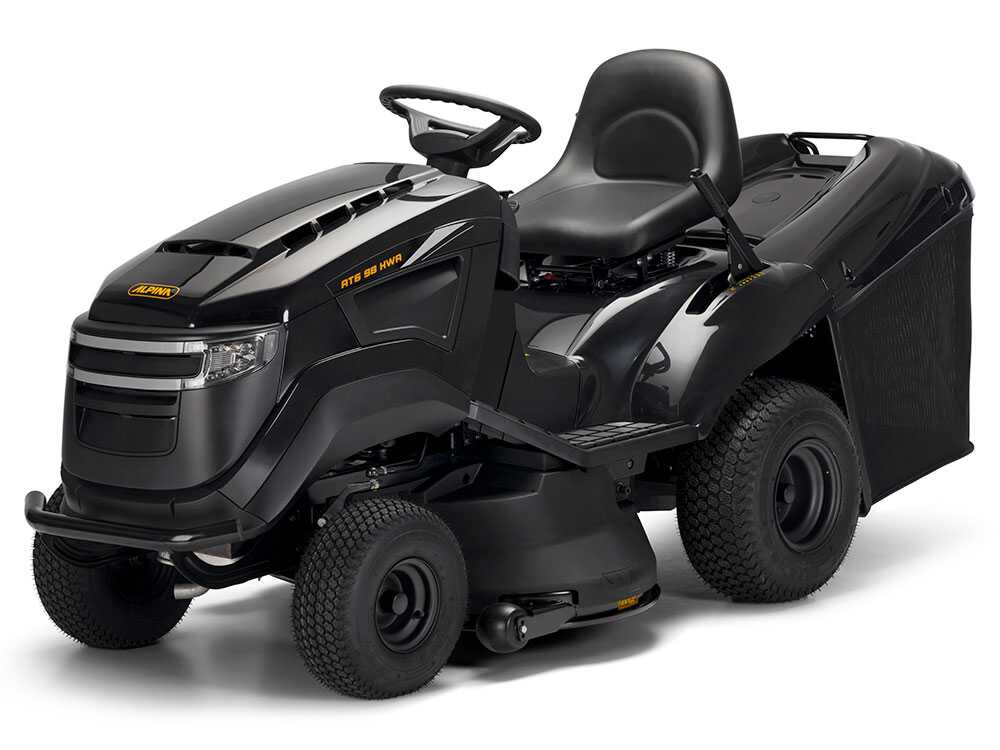 Alpina AT6 98 HWA - Rasentraktor - Fangkorb - hydrostatisches Getriebe – Bild 3