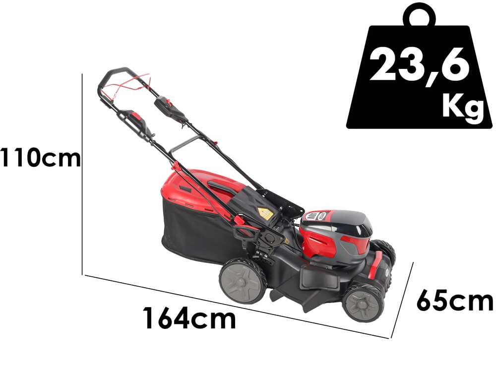 Ama Freemow 98700 - Selbstfahrender Akku-Rasenmäher - 40V - OHNE BATTERIEN UND LADEGERÄT