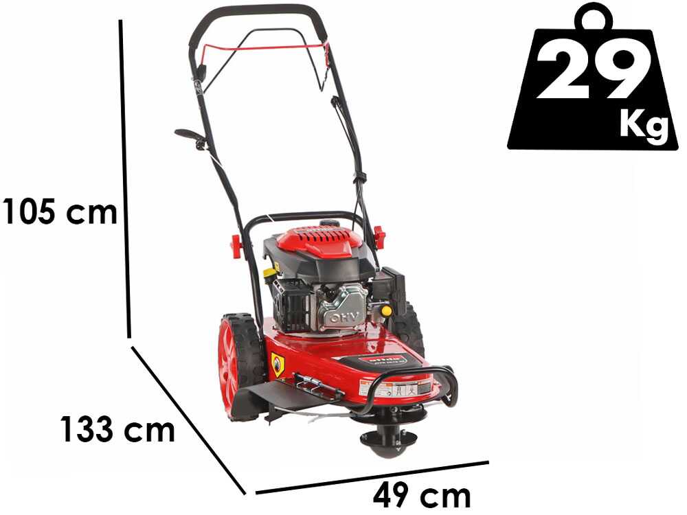 ATTILA ATFR 5618 SP - Benzin-Fadenmäher mit Rädern und Radantrieb - 4-Takt-Motor