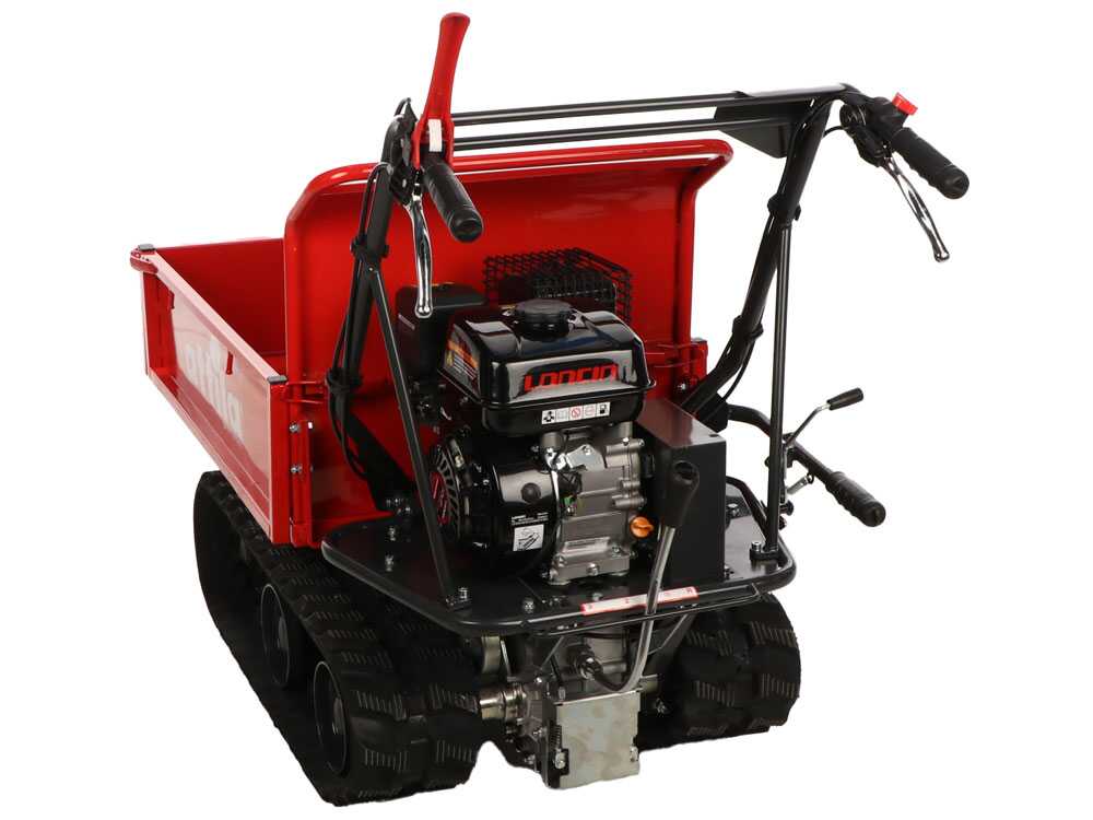 Attila ATT 300 C - Motorschubkarre mit Raupen und ausziehbaren Seitenwänden - Tragfähigkeit 300 Kg – Bild 4