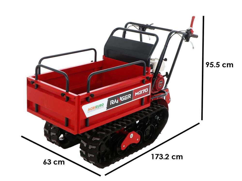 Auziehbarer Raupendumper Ranger  M370-E - Honda Motor GX160