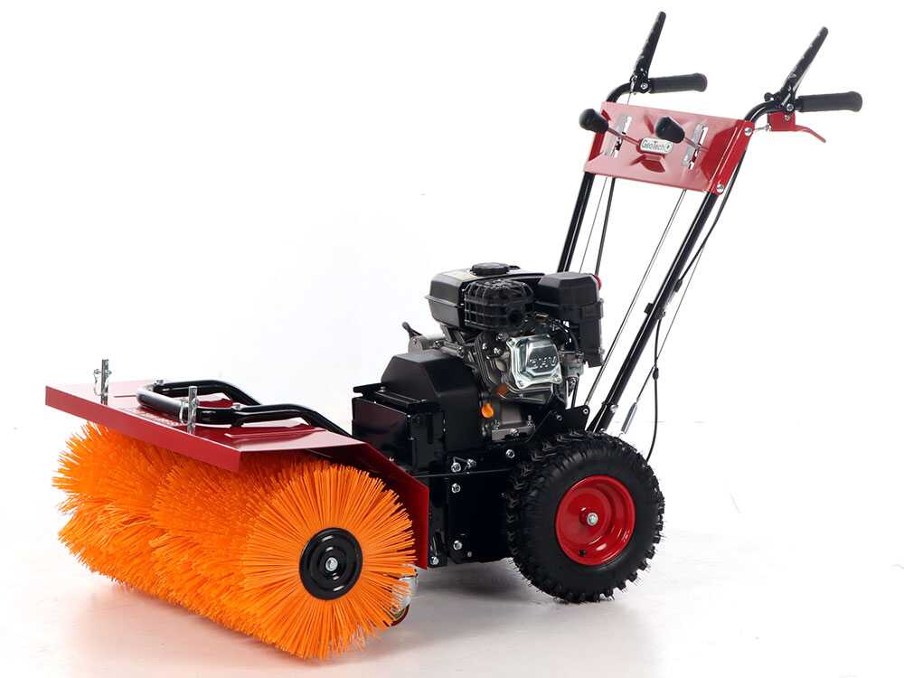 Benzin Kehrmaschine- Mehrzweckgerät - GeoTech SS 680 WEL EVO - Breite 80 cm - E-Starter