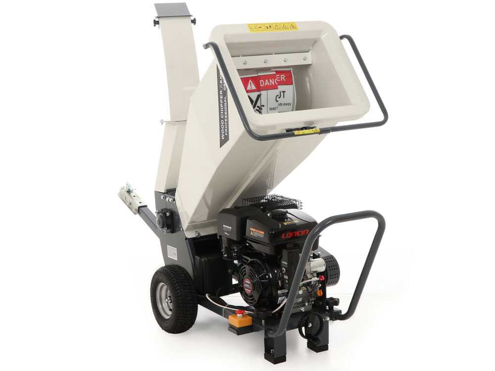 BlackStone GBD-1500 LE - Profi Benzin Häcksler , Motor Loncin 15 PS