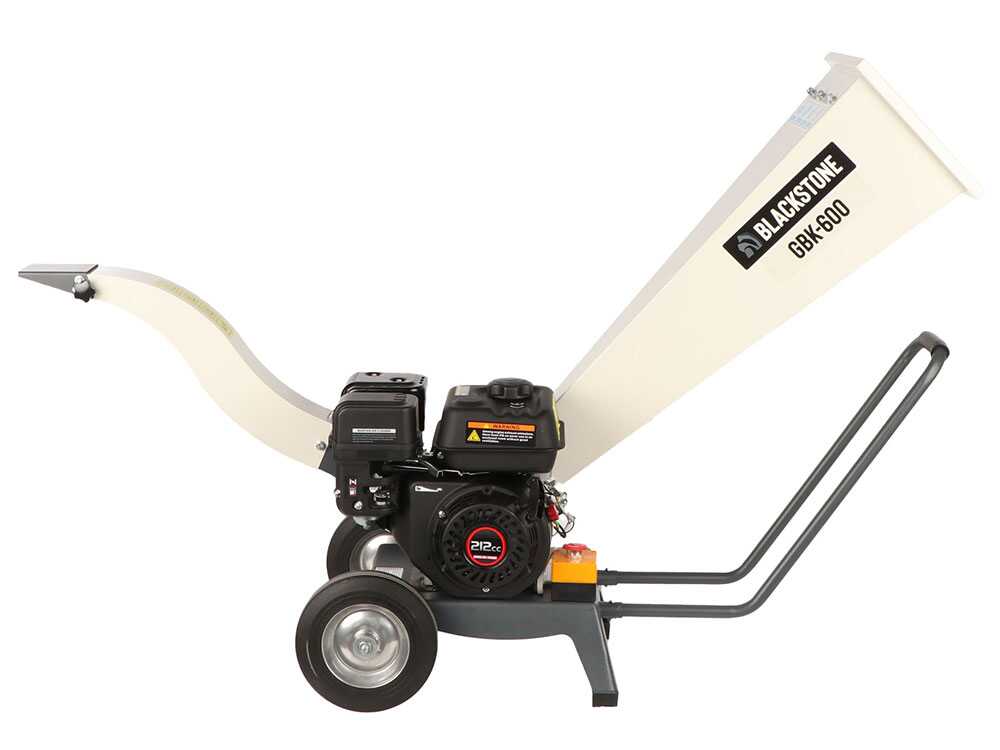BlackStone GBK 600 - Benzin Häcksler , Benzin Motor 7 PS – Bild 4