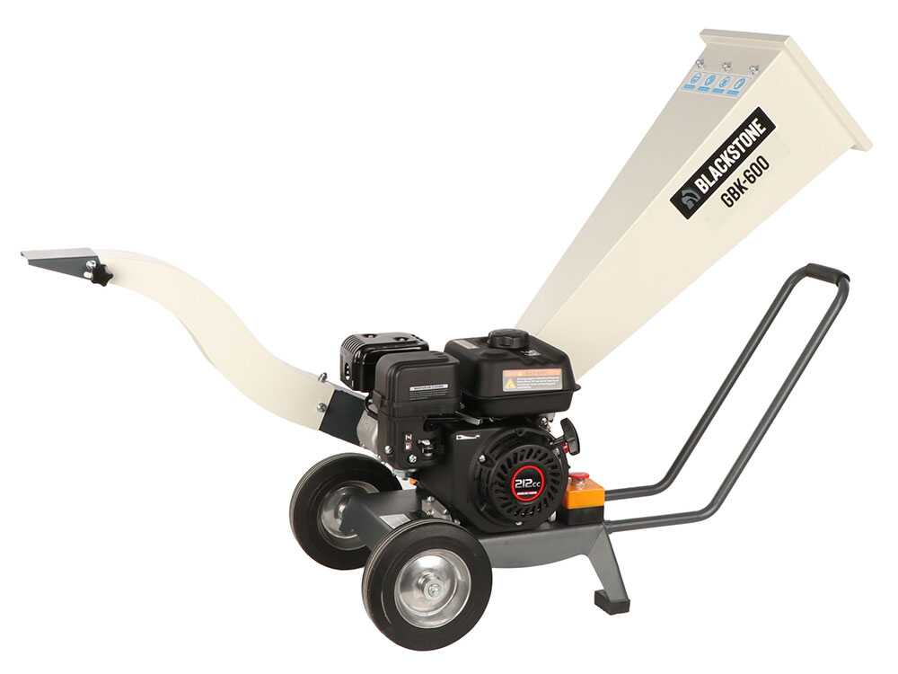 BlackStone GBK 600 - Benzin Häcksler , Benzin Motor 7 PS – Bild 3