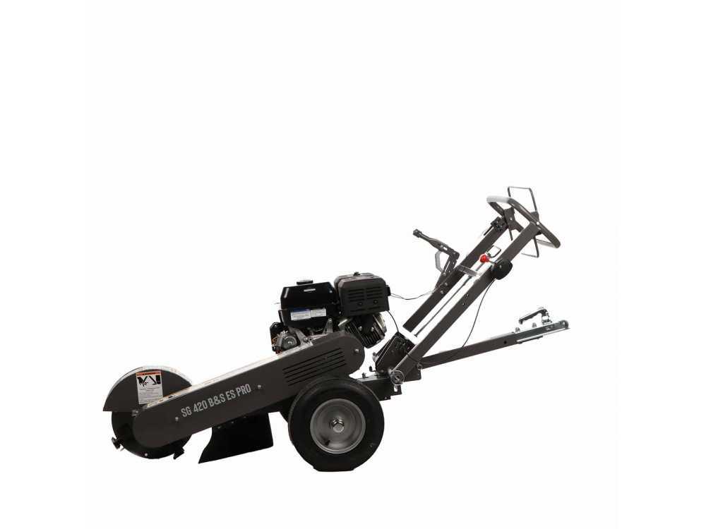 BlackStone SG 420 B&S ES PRO - Baumstumpffräse - Motor B&S XR2100 420 ccm - Schneidegerät mit 8 Wolframkarbidhämmern – Bild 3
