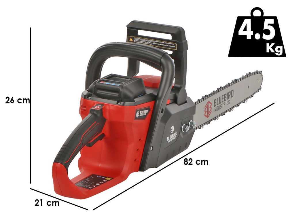 Blue Bird  CS 23-16C - Akkubetriebene-Kettensäge - 50.4 V 5Ah - Schwert 40cm