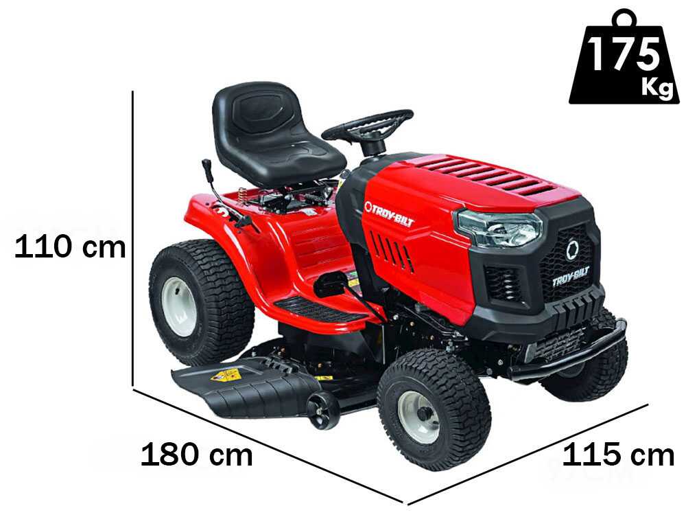 Bronco 107T-S Troy Bilt Rasentraktor - CVT-Getriebe - Seitenauswurf