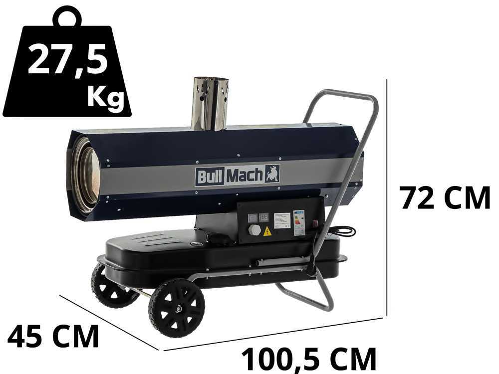 BullMach BM-IDH 30 KW - Diesel-Heizgerät - indirekte Verbrennung