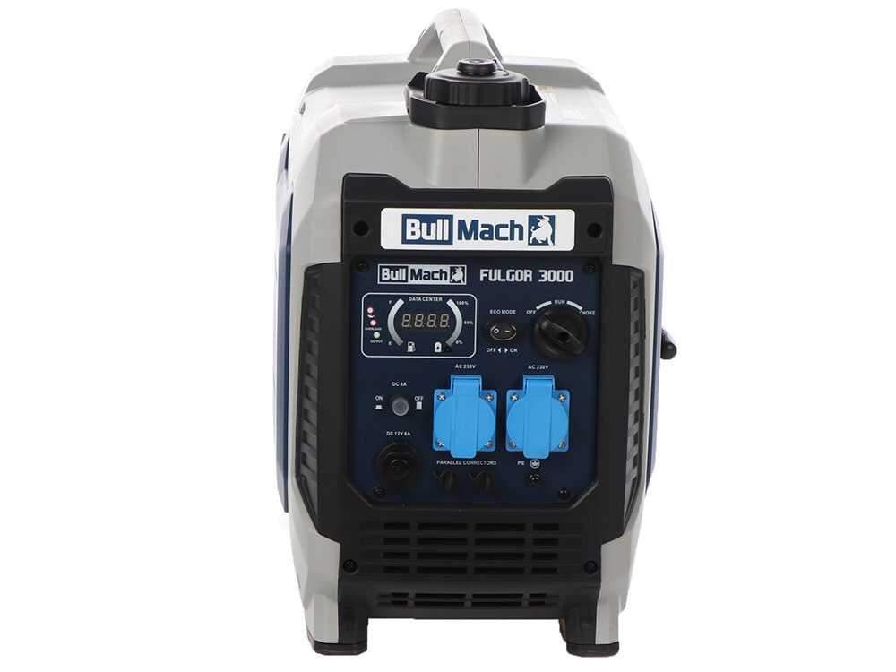 BullMach Fulgor 3000 - Inverter Stromerzeuger 3,3 kW - Dauerleistung 3 kW - 230V – Bild 4