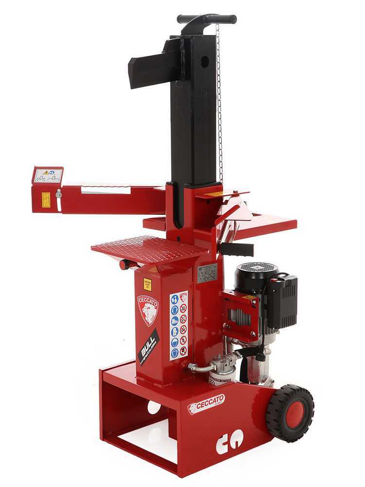 Ceccato BULL SPLE12 - Stehender einphasiger Elektro Holzspalter - 12 Tonnen - Hub 540 mm – Bild 4