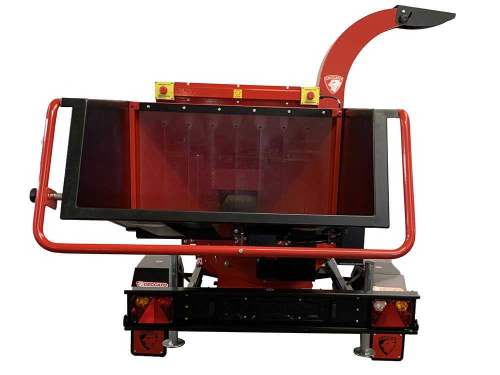 Ceccato Tritone Mega Monster - Profi Häcksler auf Wagen - Honda Motor GX 690 – Bild 4