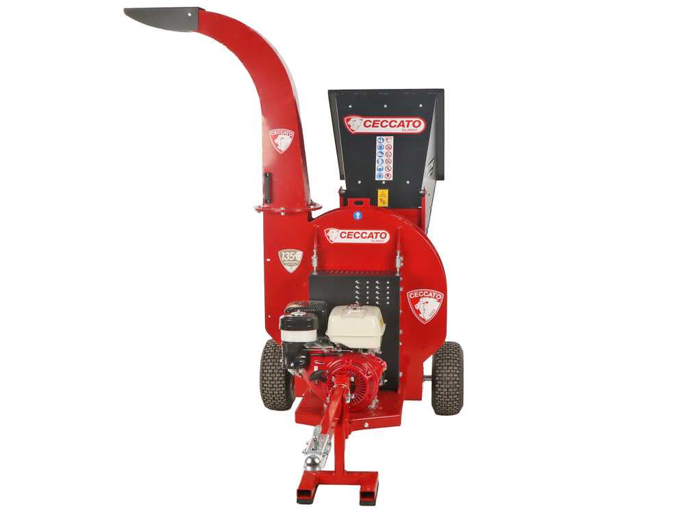 Ceccato Tritone Monster - Benzin-Häcksler mit Anhängerkupplung - Motor Honda GX390 – Bild 3