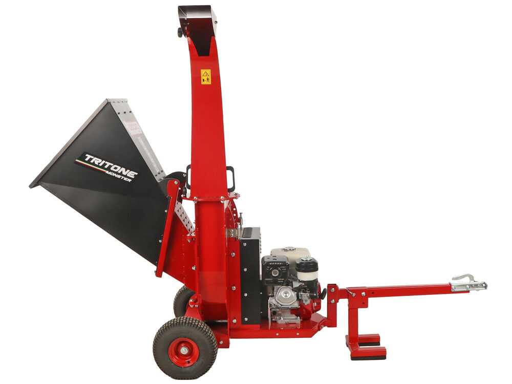 Ceccato Tritone Monster - Benzin-Häcksler mit Anhängerkupplung - Motor Honda GX390 – Bild 4