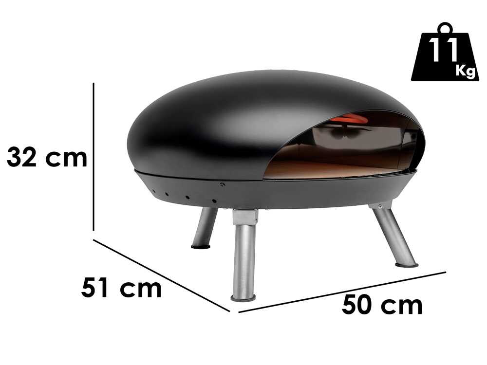 Clementi Crosti - Elektrischer Pizzaofen - 1300 W