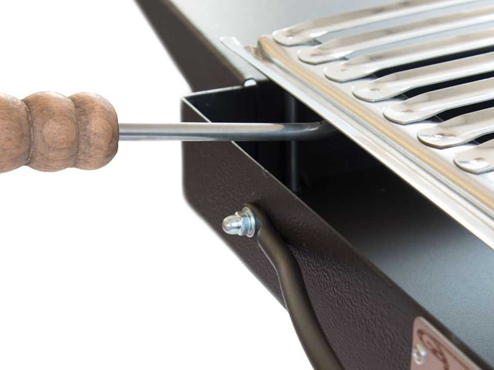 Cruccolini Pisa - Handwerklicher Holz- und Holzkohlegrill – Bild 4