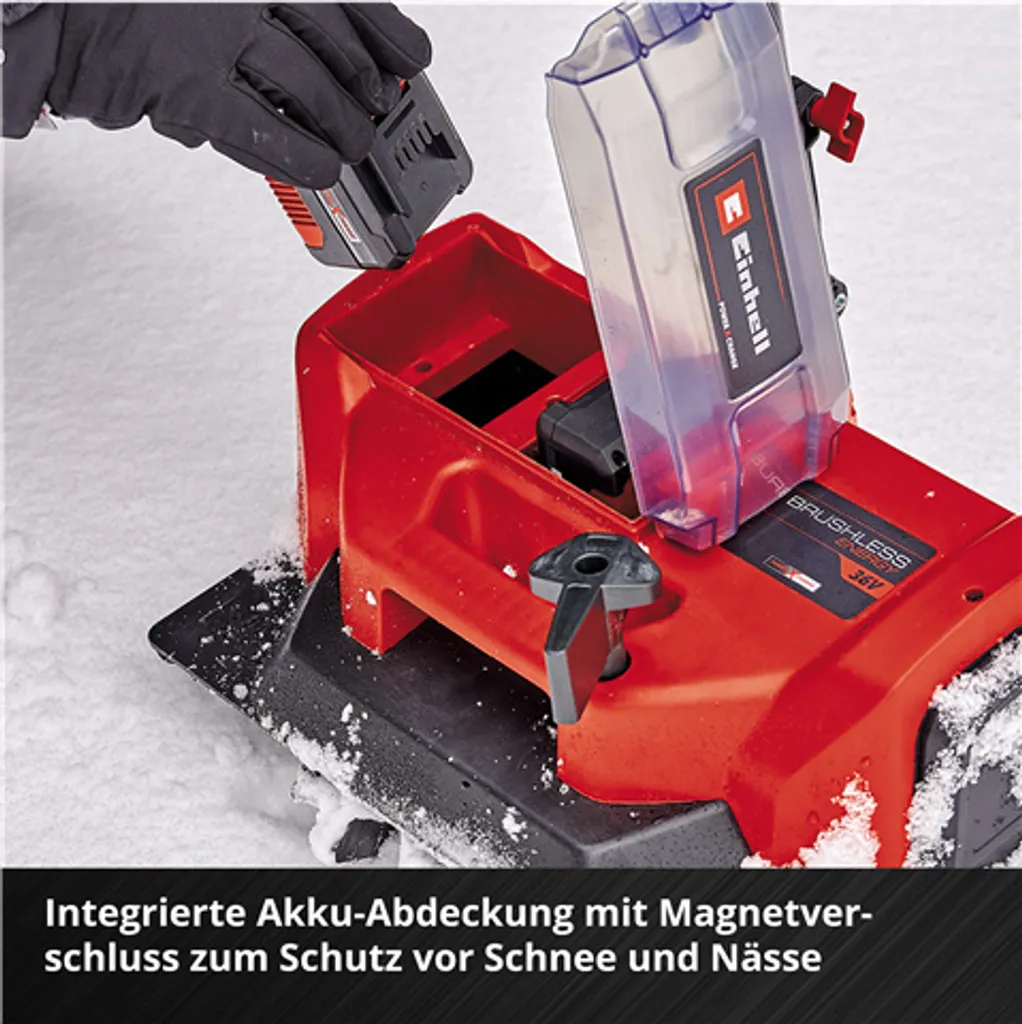 Einhell Power X-Change Akku-Schneefräse GE-ST 36 Li E-Solo – Bild 7