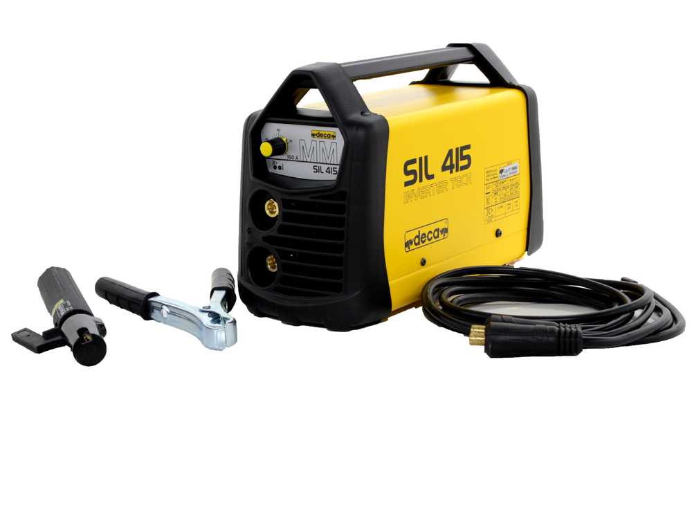 Deca SIL 415 - Inverter Schweißgerät (MMA/WIG) + Schutzmaske, Gleichstrom (DC) – Bild 3