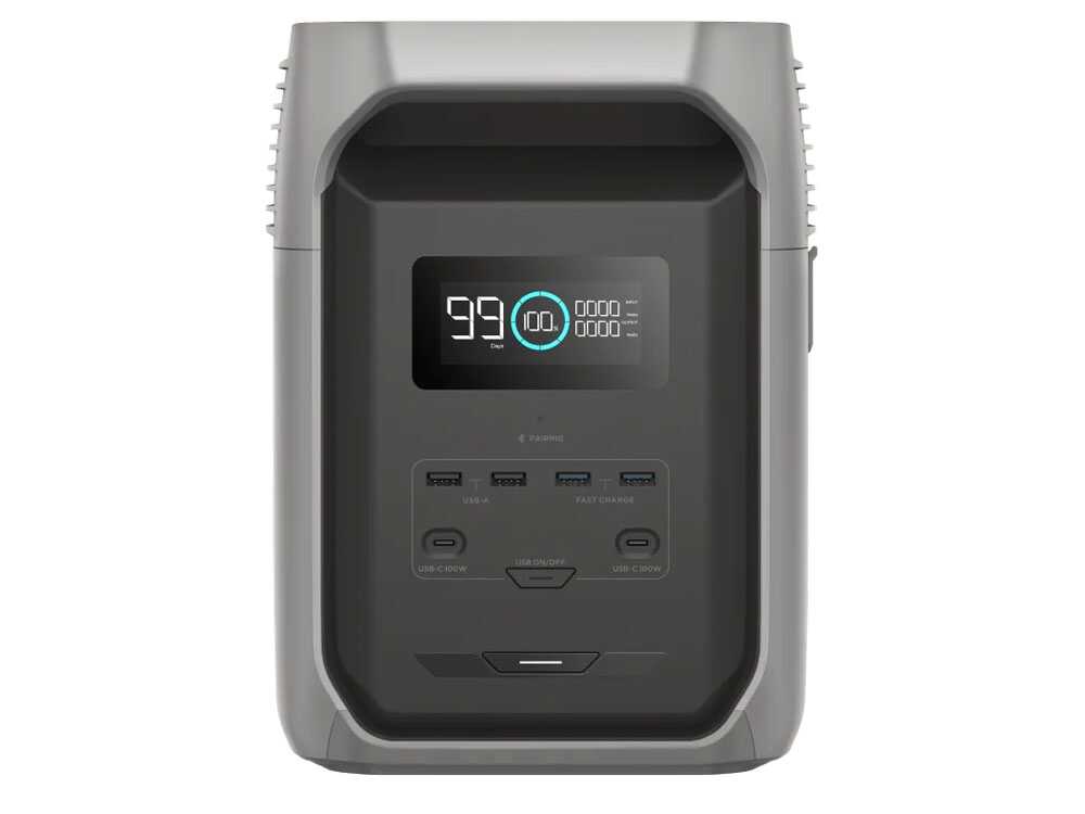 EcoFlow Delta 3 1500 – tragbare Powerstation / Akku – 1800 W – 1536 Wh / 51.2V – Bild 4