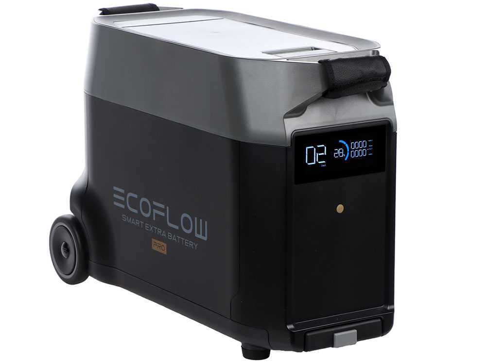 EcoFlow Delta PRO - 3600Wh - Intelligenter Zusatzakku