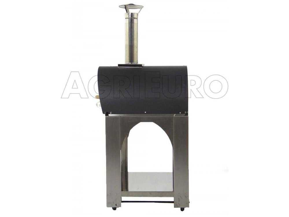 Edelstahl Holzofen für draußen - Backfähigkeit: 2 Pizzen