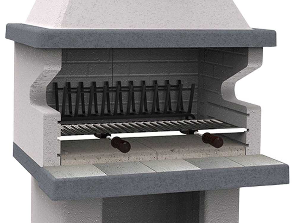 Edilmark Barbecue 201 - Holz- und Kohlegrillkamin – Bild 3