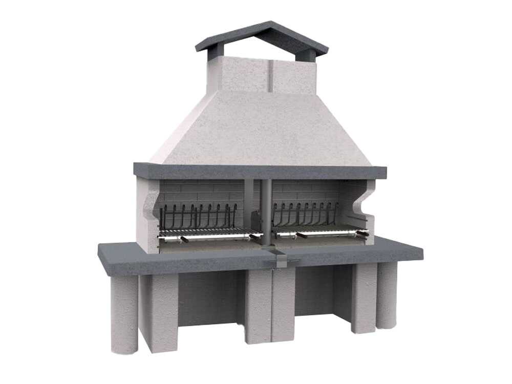 Edilmark Golia - Grillkamin für Holz und Holzkohle – Bild 4