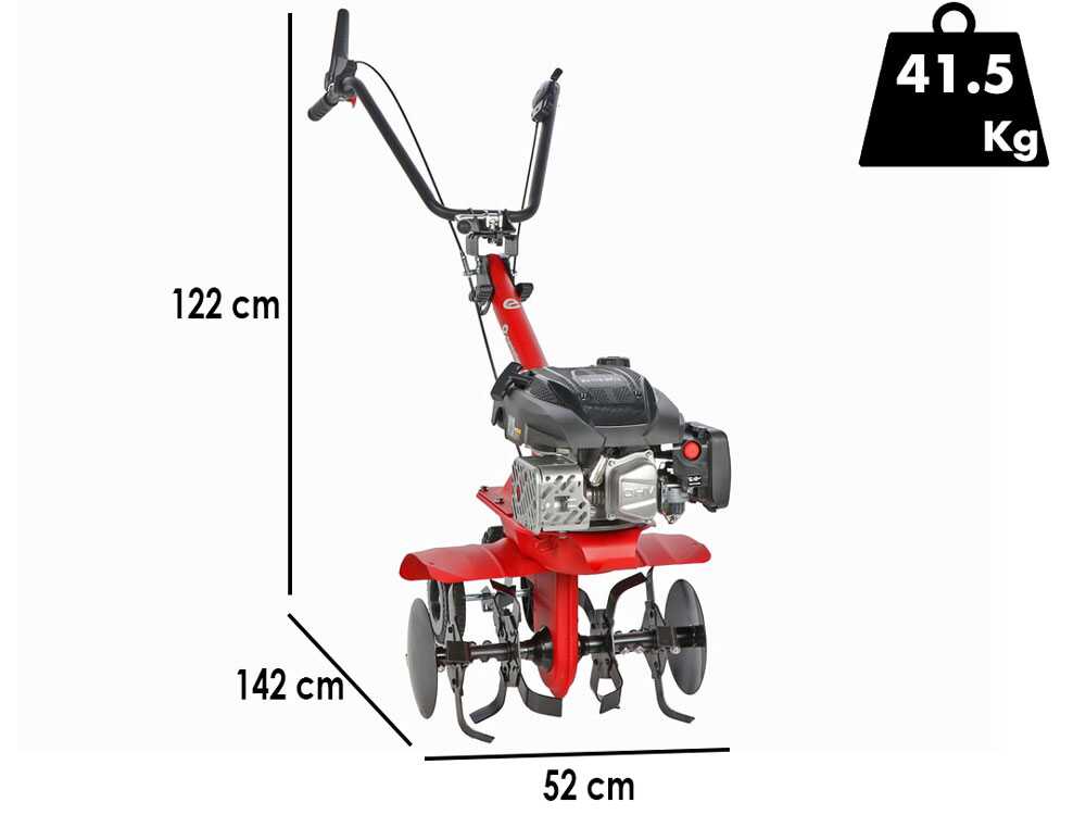 Eurosystems E3-EVO MA – Benzin-Motorhacke – Motor Rato RV170S-Pro