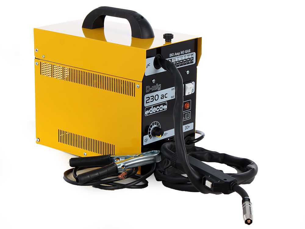 Fülldraht-Schweißgerät Deca D-MIG 230 AC NO GAS - 130 A - 230V - Fülldraht