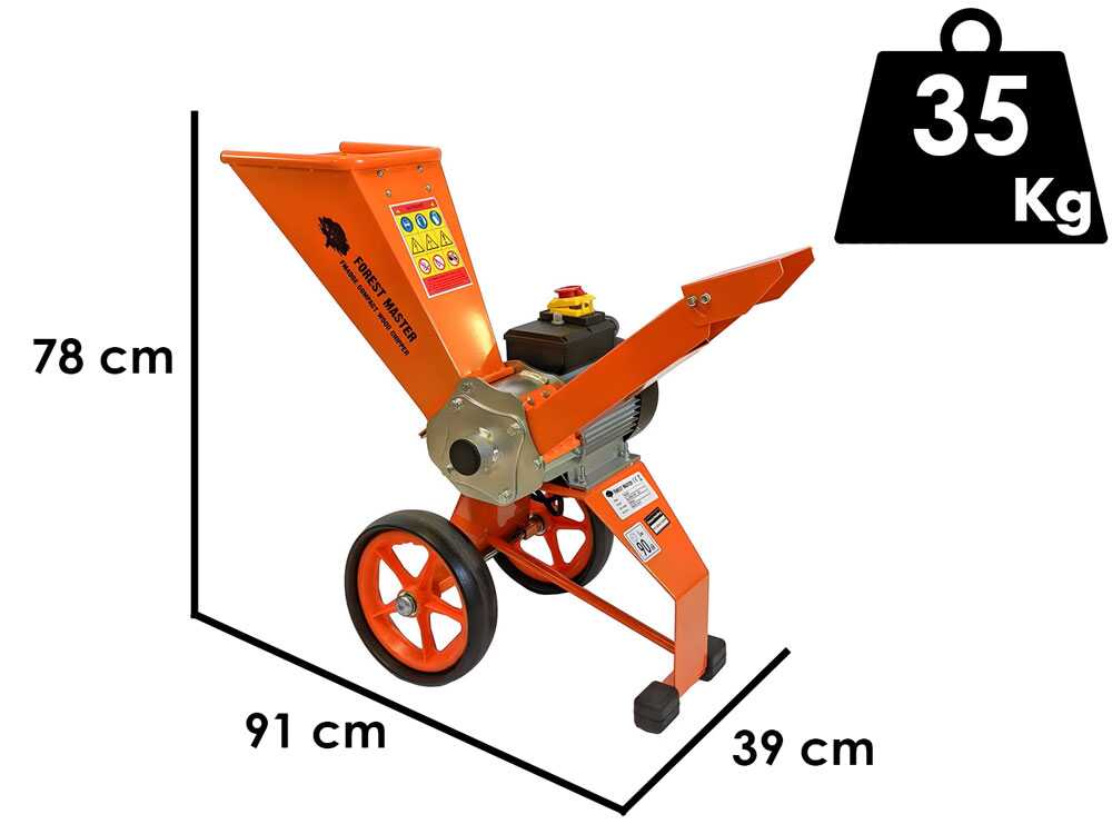 Forest Master FM4DDE-EU - Elektrischer Häcksler - 4 PS