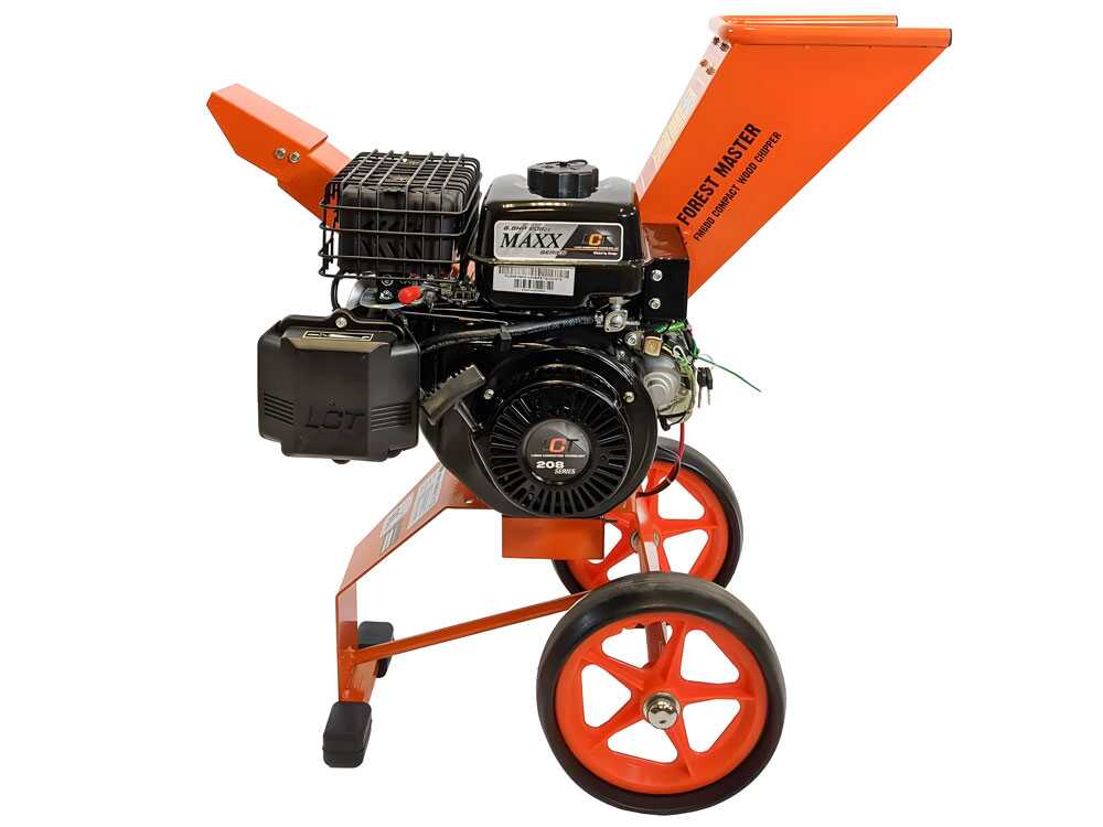 Forest Master FM6DDES – Benzin-Häcksler – 7-PS-LCT-Benzinmotor – E-Starter