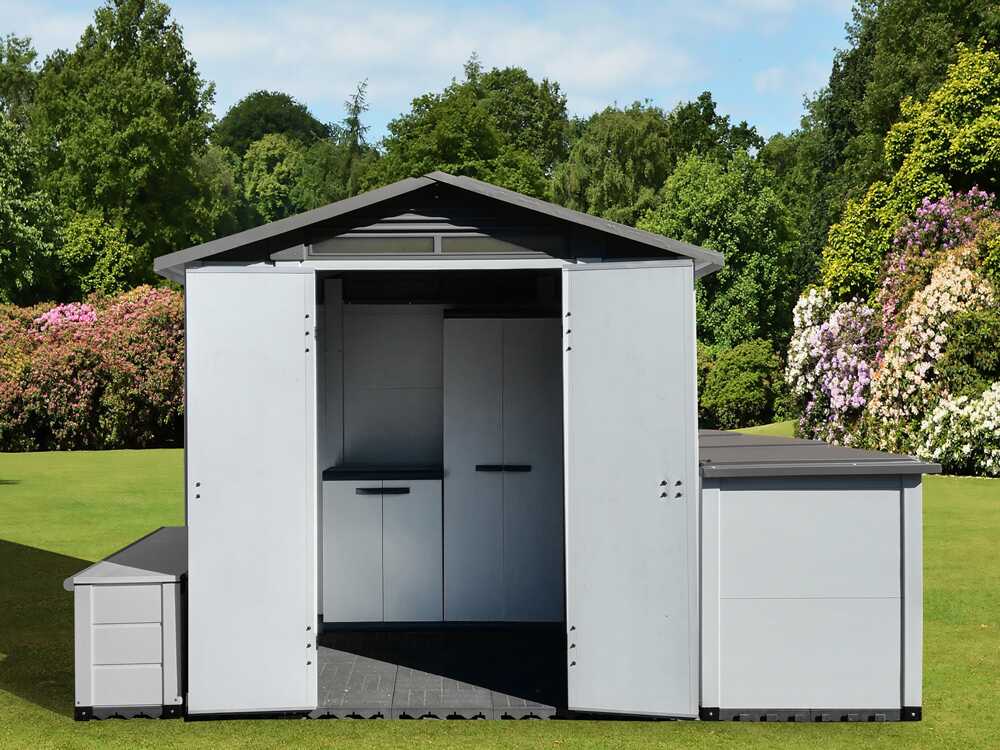 Garofalo Urban 200 – Gerätehaus – Mit Doppeltür – 202,5 × 162,5 × 216 cm – Bild 3