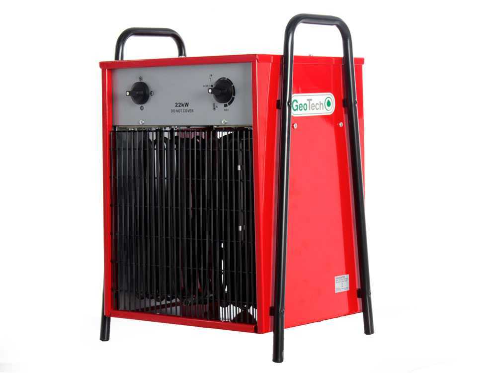 GeoTech EH 2200 T - Elektroheizer mit Gebläse - 22 kW - 400V – Bild 3